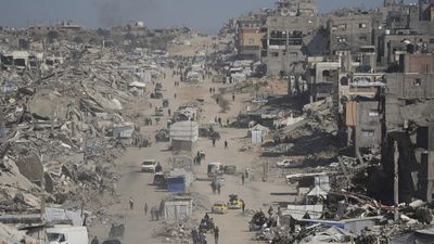 At least 93 dead in Gaza after Israeli airstrikes, hospitals say