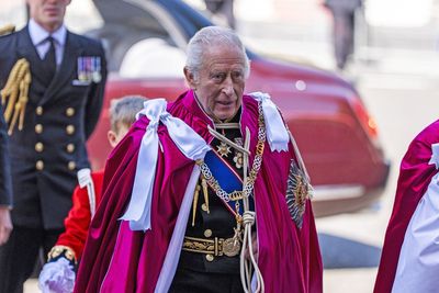King Charles and Prince of Wales share a moment at historic ceremony