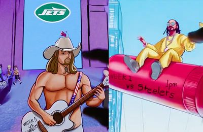The New York Jets' infinite zoom art is the best NFL schedule release video yet
