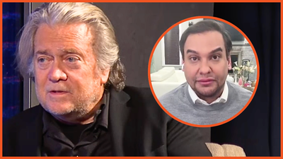 ‘Stop whining’: Steve Bannon drops truth bomb on teary-eyed George Santos’ as justice is served