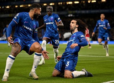 Chelsea 1-0 Manchester United: Marc Cucurella goal enough for Blues to earn huge win in Champions League race