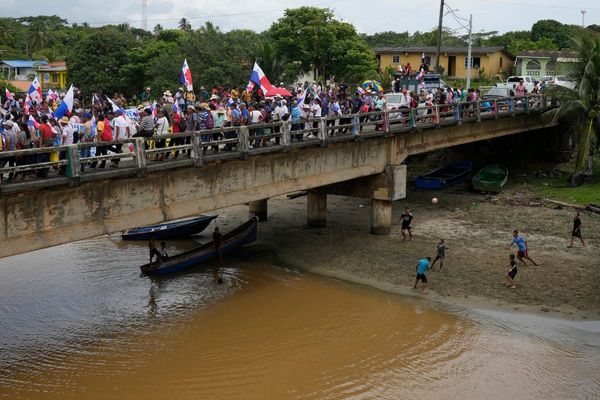 Planned water reserve intended to ease shortages in the Panama Canal fuels river protest