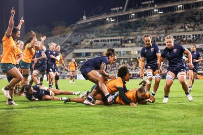 World Cup buzz grows as steely Australia upstage Ilona Maher’s USA
