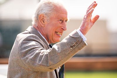 King appears in good spirits at Royal Windsor Horse Show