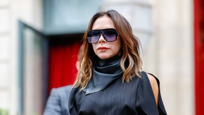 It's rare to see Victoria Beckham looking so casual - and her trainers were an unexpected choice too