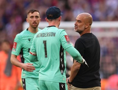 Dean Henderson reveals what he told Pep Guardiola in full-time confrontation at Wembley