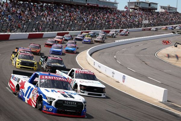Chandler Smith goes from third to first to win North Wilkesboro Truck thriller