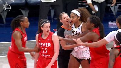 Angel Reese Had to Be Held Back From Caitlin Clark After a Hard Foul