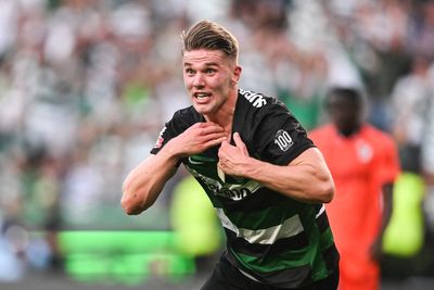 Viktor Gyokeres quizzed on summer transfer amid '£9m Arsenal offer' reports