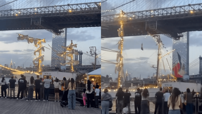 2 People Dead & 19 More Injured After A Mexican Navy Ship Crashed Into Brooklyn Bridge