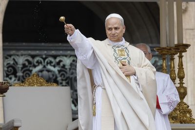 Pope Leo takes aim at ‘autocrats’ during inaugural mass in front of tens of thousands of well-wishers