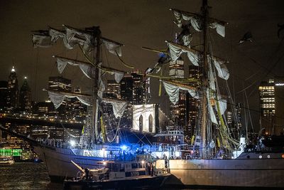 WATCH: Shocking Moment Mexican Navy Ship Crashes Into Brooklyn Bridge