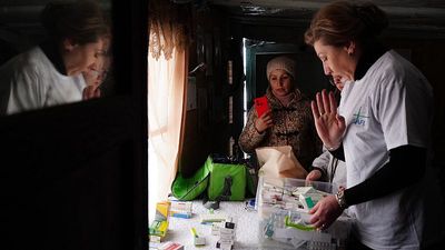 A mobile clinic brings vital care to Ukraine's liberated communities in the Kharkiv region