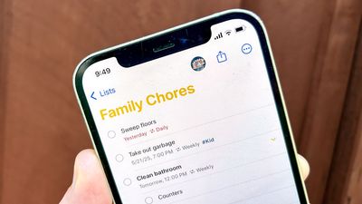 Managing chores was turning into a family feud until I used Reminders on the iPhone to sort things out