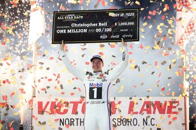 Christopher Bell wins NASCAR All-Star Race after contact-filled battle