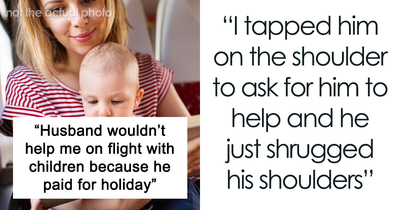“I Was Struggling”: Woman Left To Care For Kids In Flight After Husband Refuses To