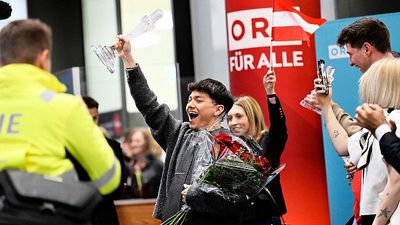 In pictures: Austria welcomes JJ back home after Eurovision win