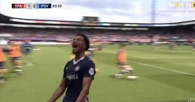 Watch: Ex-Rangers favourite scores to seal Eredivisie title for PSV