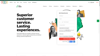 I tried Zoho Desk, a great value help desk with strong features and competitive pricing