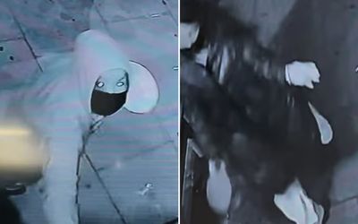 Red paint attack in Walthamstow: Was it carried out by two masked women caught on CCTV?
