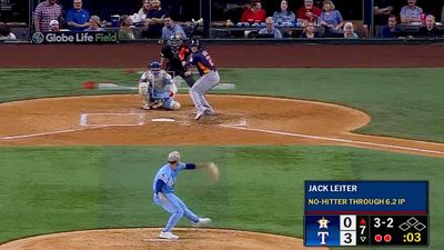 Jack Leiter No-Hitter Graphic Leads to Immediate Home Run, Rangers Loss