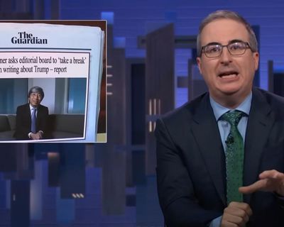 John Oliver to the press: ‘Don’t comply with Trump’s ridiculous demands’