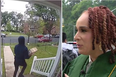 Porch pirate has change of heart and returns cap and gown taken from college graduate’s front yard
