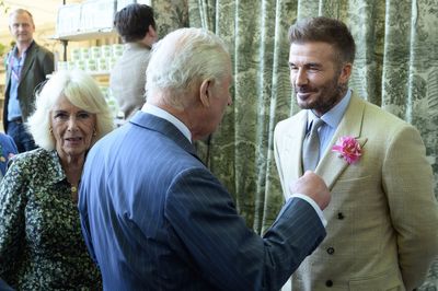 Charles sees rose named in his honour during Chelsea Flower Show tour