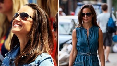 Pippa Middleton’s chic denim dress is a comfortable alternative to jeans – we'll be recreating this cool look throughout summer