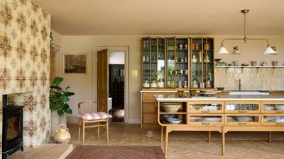 The kitchen in this old-meets-new home expertly balances period design and unique style – and it's all thanks to a Mediterranean-inspired scheme