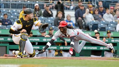 Elly De La Cruz Safely Slid Into Home Over a Teammate’s Bat Without Disturbing It