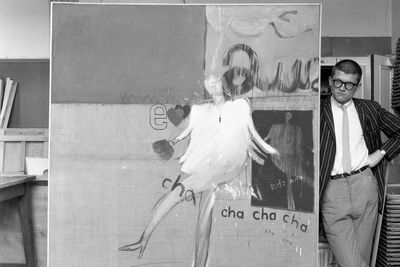 Grandfather and grandson art dealer duo curate exhibition celebrating David Hockney’s early work