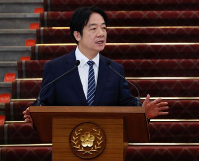 Taiwan president calls for peace and dialogue with China amid heightened military activity