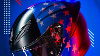 You Know You Want an American Flag on an Italian-Made Motorcycle Helmet