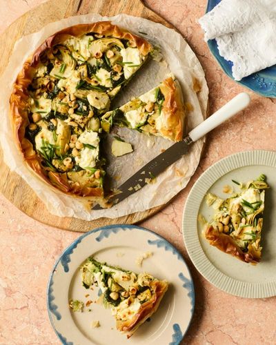 Layer up: spring fillings for filo pies
