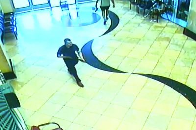 Vegas cops shoot dead gym member whose gun malfunctioned as he tried to carry out a mass killing