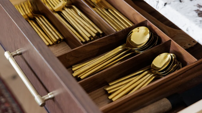 Is Gold Flatware Tacky? I Asked Designers and, as It Turns Out, It's Quite the Talking Point
