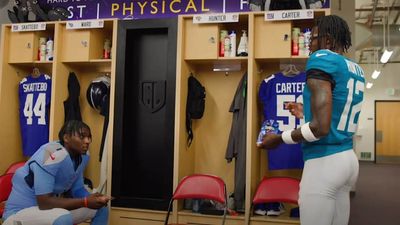 Mics Caught Travis Hunter, Cam Ward Comically Roasting Each Other’s Teams