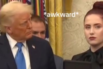 Trump 'Unnerved' by Cold Shoulder From Medal of Sacrifice Recipient. She Explains Why With Two Words