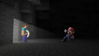 Super Mario 64 can now play Minecraft, thanks to a mod that recreates the 2011 sandbox game's building and world generation systems inside the 1996 Nintendo 64 classic