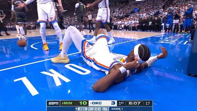 Anthony Edwards Got an Early Tech for Tossing the Ball at Shai Gilgeous-Alexander