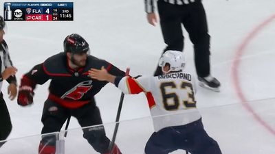 Brad Marchand and Shayne Gostisbehere Dropped Gloves in Panthers’ Rout of Hurricanes