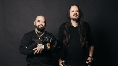 "We need pets – they make us live longer." Korn's Jonathan Davis teams up with fashion designer Ashton Michael to raise money for a dog shelter with his pet brand Freak On A Leash