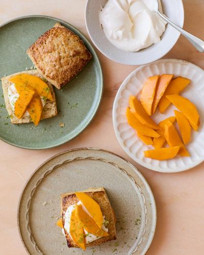 Pistachio tiramisu and mango shortcakes: Nicola Lamb’s recipes for spring desserts