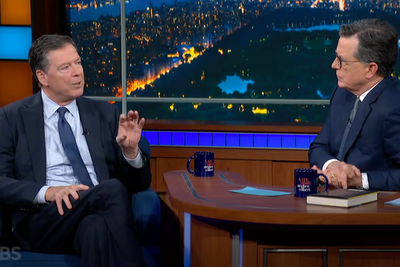 James Comey reveals wife’s role in infamous ‘8647’ post during Colbert interview