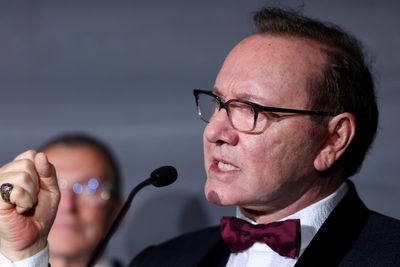 ‘I’m still standing’: Kevin Spacey quotes ‘friend’ Elton John in passionate return speech at Cannes