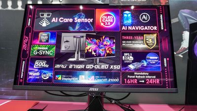 I saw a 500Hz QD-OLED monitor in action — and it was as fast as it was colorful