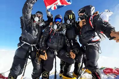 A renowned mountain guide puts clients on Everest summit less than a week after they left London