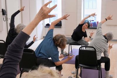 Emotional well-being. Fall prevention. Chair yoga has a lot to offer people of all ages
