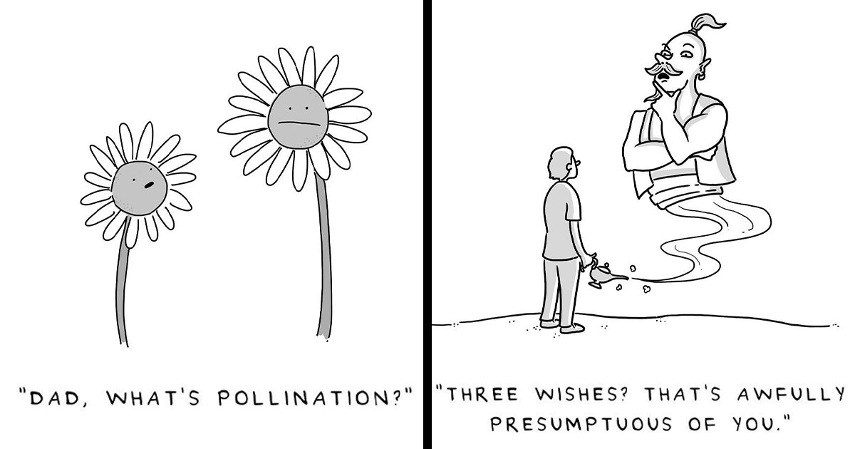 21 Fresh One-Panel Comics By Jimmy Craig Mixing Humor…